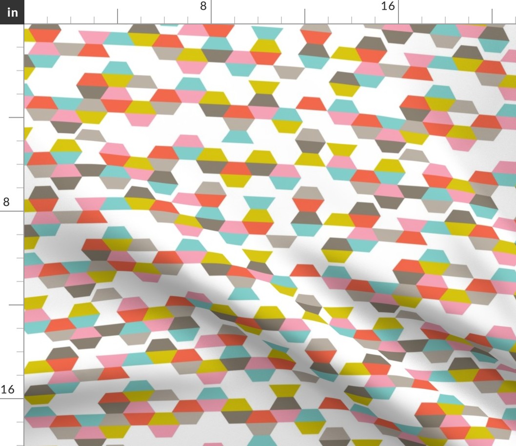 Hex-Code - Modern Geometric Hexagon