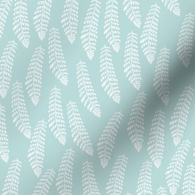 Sword Fern on Sky Blue