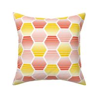 Honey Jive - Retro Geometric Pink Large Scale