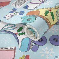 Roller Skate Christmas Stockings Kit