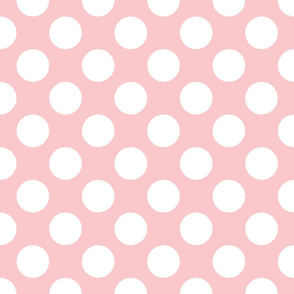 Dauphine Pink and White ~ Polkadot