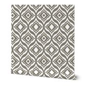 Trevino - Geometric Taupe Large Scale