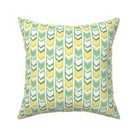 Right Direction - Chevron Stripe Green & Yellow