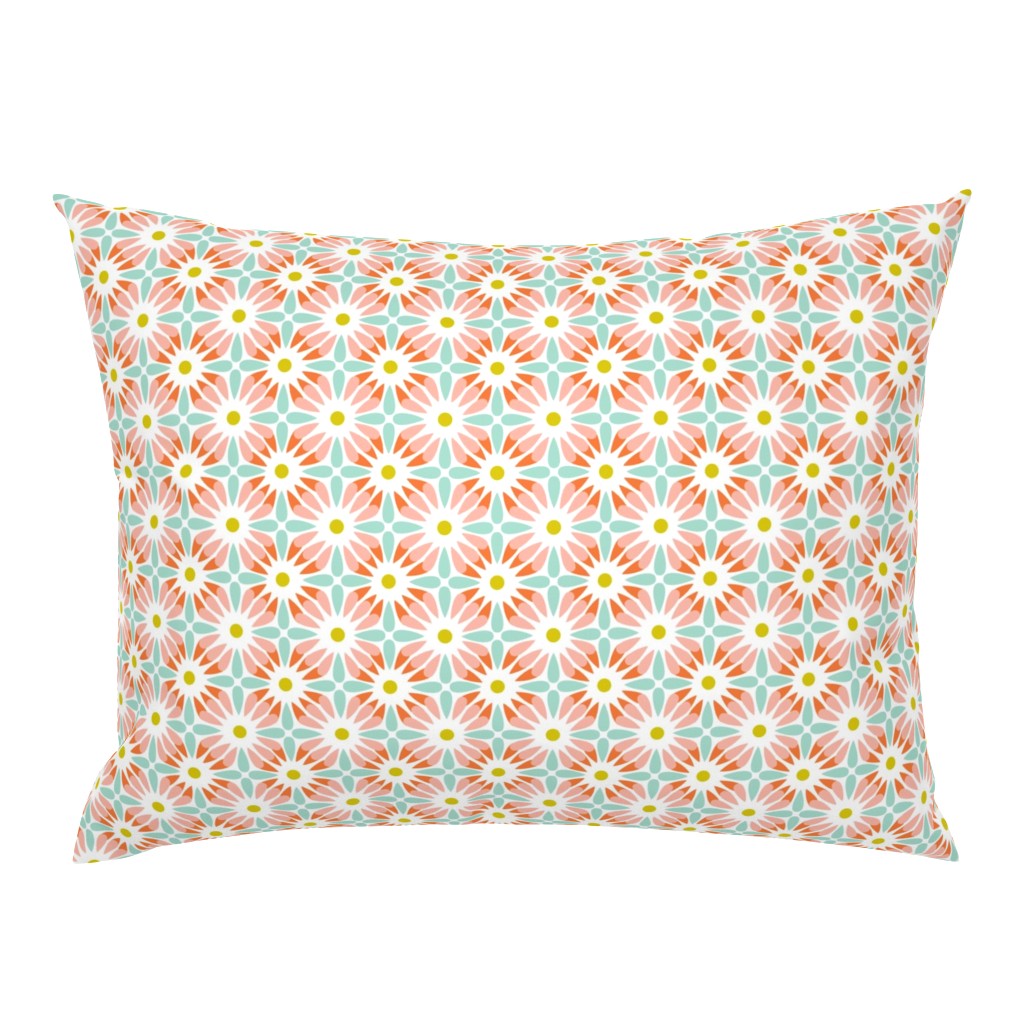 Crazy Daisy - Retro Floral Geometric Regular Scale