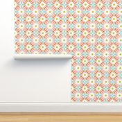 Crazy Daisy - Retro Floral Geometric Regular Scale