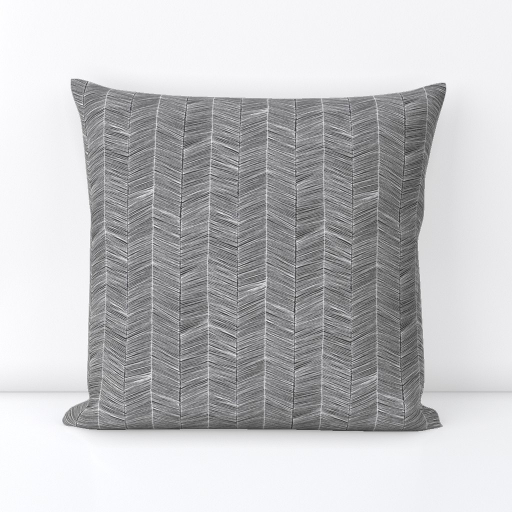 Herringbone - Charcoal