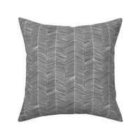 Herringbone - Charcoal