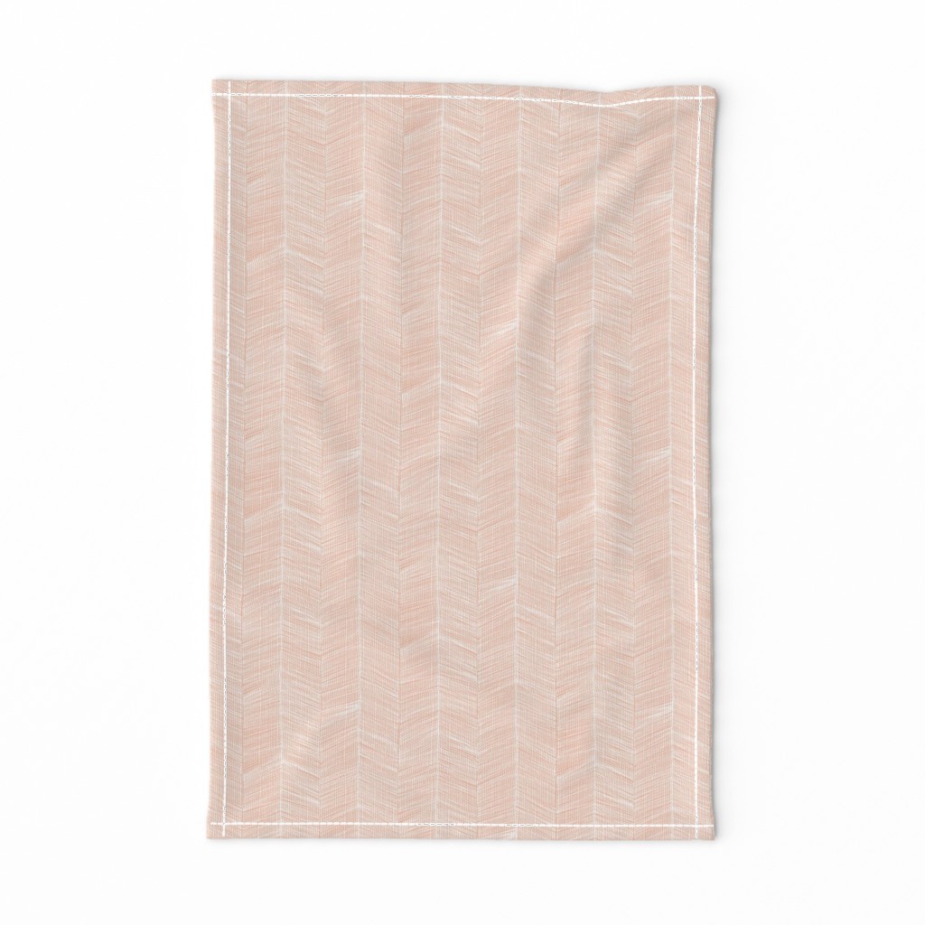 Herringbone - Peach