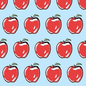 Crispy_Red_Apple_on_Sky_Blue