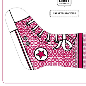 Happy Sew Lucky Sneaker stocking
