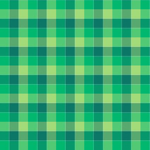 paneled tartan - 1.5" - serene greens