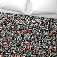 Nordic Suzani Floral (Coral Mint)