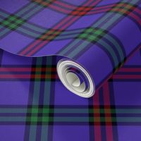 Montgomerie tartan, 6" red/green/blue-violet