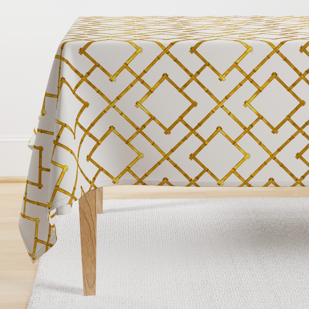 Osaka Bamboo Trellis / Gold Leaf