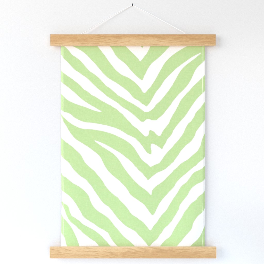 Large Scale Zebra in Spring Green 1