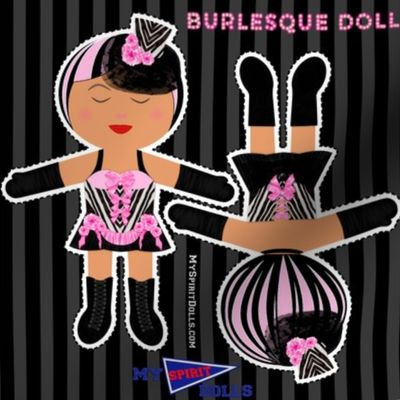 My Spirit Dolls Burlesque Pink Zebra Small