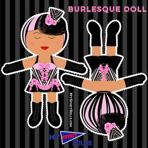 My Spirit Dolls Burlesque Pink Zebra Small