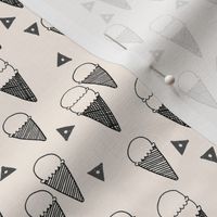 ice cream cone //  ice cream fabric ice cream cone sweet fabrics 