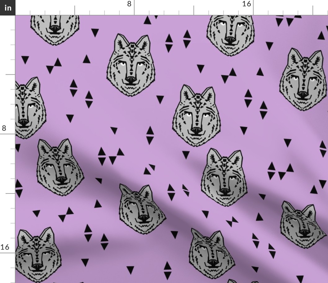 wolf // purple wolf kids room wolves lone wolf 