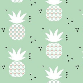 Pineapple mint and coral