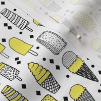 ice cream // ice creams hand-drawn illustration ice cream cone summer treats summer sweets