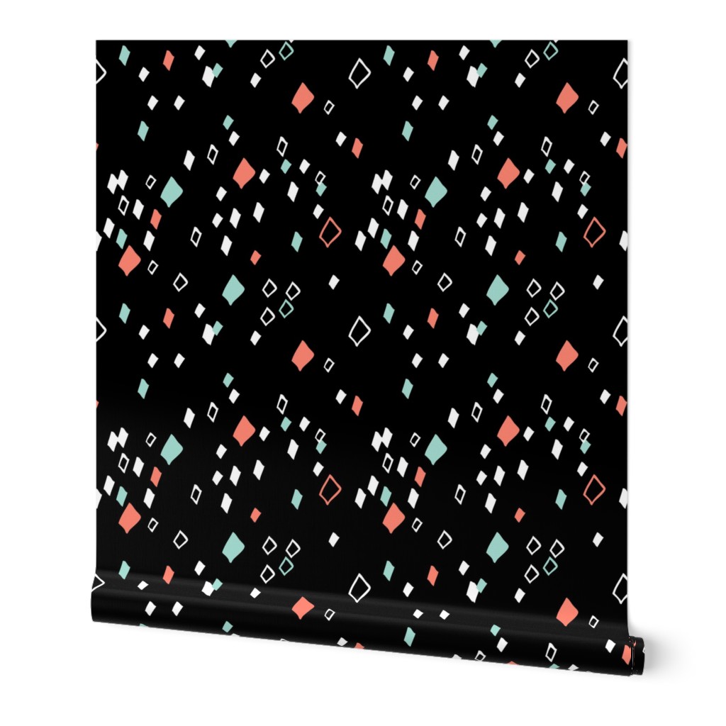 Diamond Dust - Geometric Black