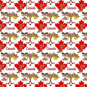 Proudly Canadian Beaver and Moose