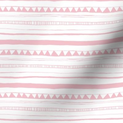 Drawn Stripe Pink