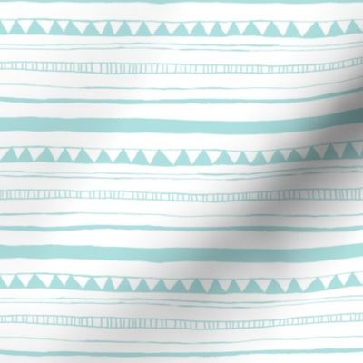 Drawn Stripe Blue