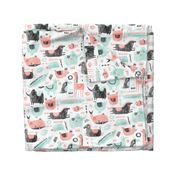 coral mint animal party | big