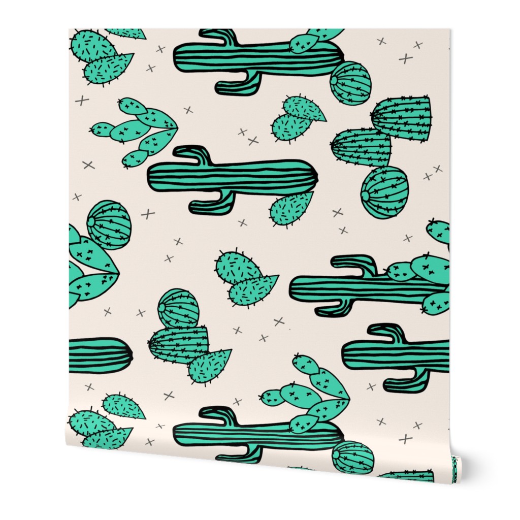 cactus // railroad kids summer tropical desert exotic southwest baby nursery