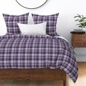 Plum and White Plaid