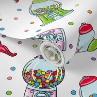  Cute Cartoon Gumball Machines 