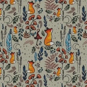 Foxes woodland fantasy small 