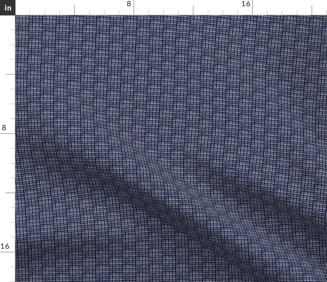 Faded Cross - navy blue, grey, white