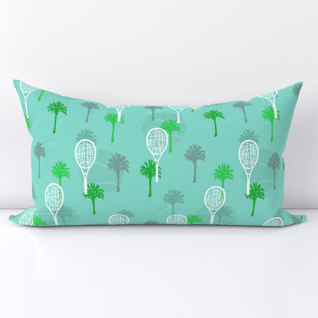 Tennis Anyone with Palm Trees