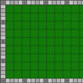 Tile laying board game matt