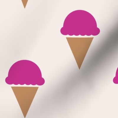 Raspberry Ice Cream Fabric