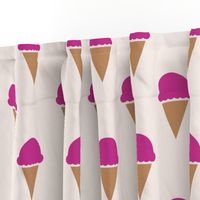 Raspberry Ice Cream Fabric