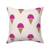 Raspberry Ice Cream Fabric