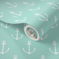 Nautical Anchor - Mint