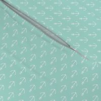 Nautical Anchor - Mint