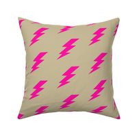 Lightning Neon Pink on Natural