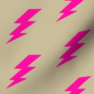 Lightning Neon Pink on Natural