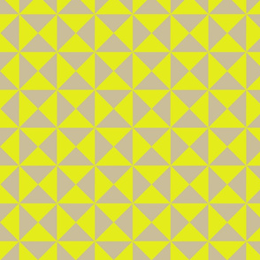 Trigonometry Neon Yellow on Natural