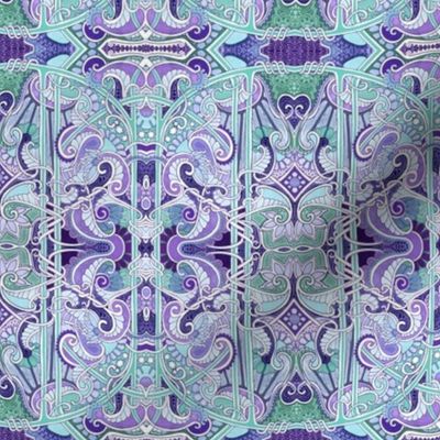 Twisted Paisley Blues (and lavenders)