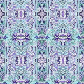 Twisted Vine Paisley and Scallop  Design