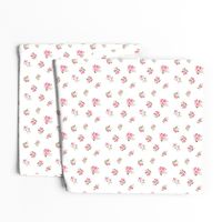 Cute pink roses pattern