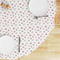 Cute pink roses pattern