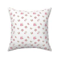 Cute pink roses pattern